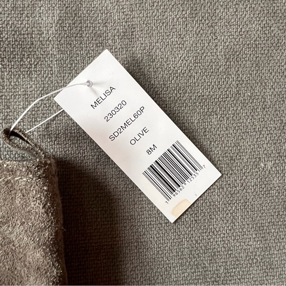 NWT Splendid Melisa Block Heel Suede Chelsea Boots Olive 8 - Picture 4 of 8